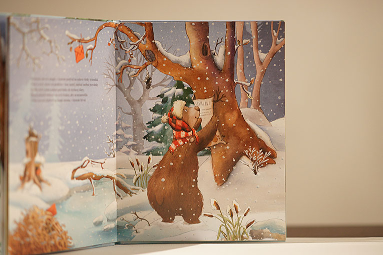 Tajný vianočný hosť, dětská vánoční kniha